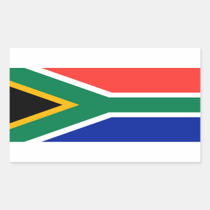 Zuid-Afrika Rechthoekige Sticker