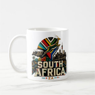 Zuid-Afrika Reis Kunst Landmark uit het verleden Koffiemok