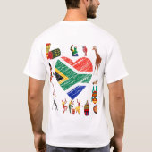 Zuid-Afrika reizen T-shirt (Achterkant)