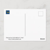 Zuid-Afrika Rhino Briefkaart (Achterkant)