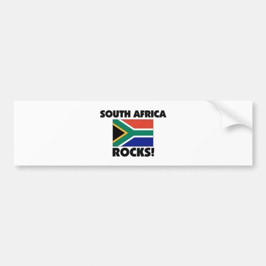 Zuid-Afrika Rocks Bumpersticker (Voorkant)