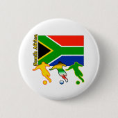 Zuid-Afrika Ronde Button 5,7 Cm (Voorkant)