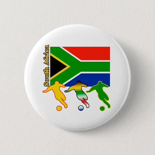 Zuid-Afrika Ronde Button 5,7 Cm (Voorkant)