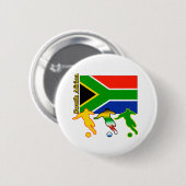 Zuid-Afrika Ronde Button 5,7 Cm (Voorkant /achterkant)