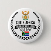 Zuid-Afrika Ronde Button 5,7 Cm (Voorkant)