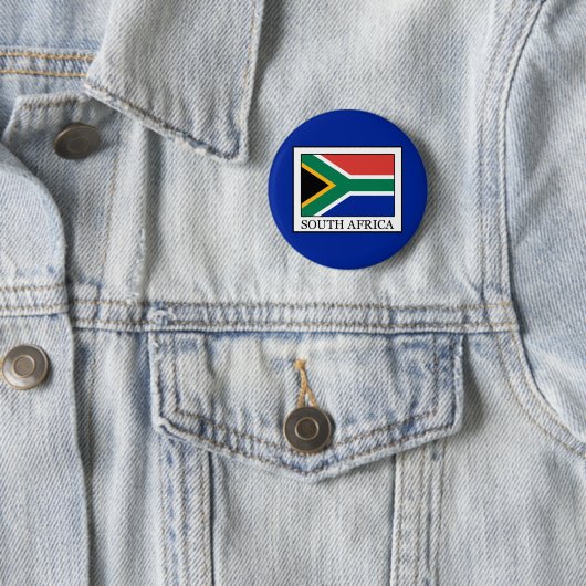 Zuid-Afrika Ronde Button 5,7 Cm (In situ)
