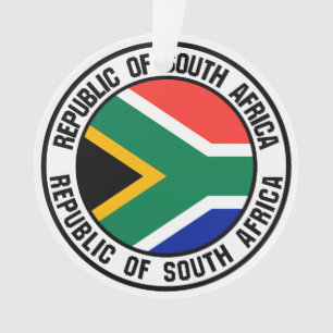 Zuid-Afrika Ronde Embleem Ornament