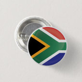 Zuid-Afrika - Ronde - pictogramvlag Ronde Button 3,2 Cm (Voorkant /achterkant)