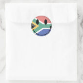 Zuid-Afrika Ronde Sticker (Tas)