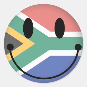 Zuid-Afrika Ronde Sticker