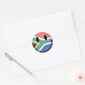 Zuid-Afrika Ronde Sticker (Envelop)