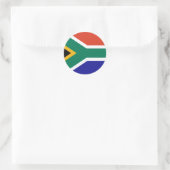 Zuid-Afrika Ronde Sticker (Tas)