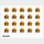 Zuid-Afrika Ronde Sticker (Vel)