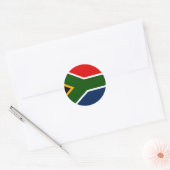 Zuid-Afrika Ronde Sticker (Envelop)
