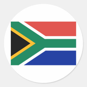 Zuid-Afrika Ronde Sticker