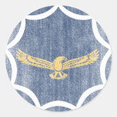 ZUID-AFRIKA RONDE STICKER (Voorkant)