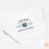 Zuid-Afrika Ronde Sticker (Envelop)