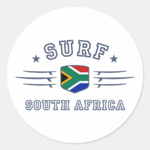 Zuid-Afrika Ronde Sticker