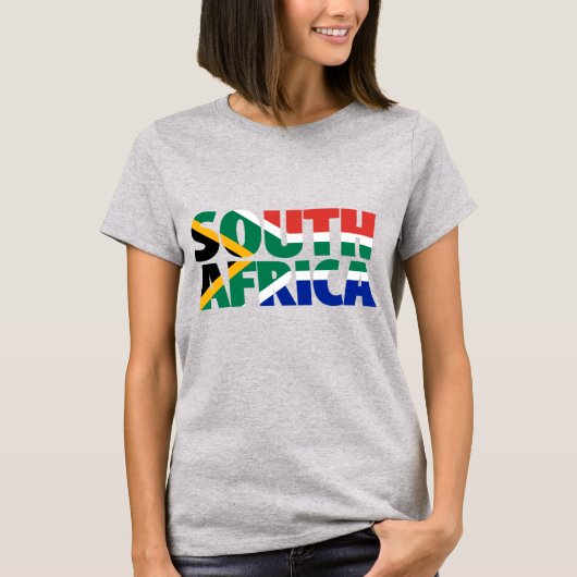Zuid-Afrika Roots Zuid-Afrikaanse vlag Braai T-shirt (Voorkant)