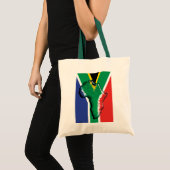 Zuid-Afrika RSA Afrikaanse vlag Tote Bag (Voorkant (product))