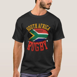 Zuid-Afrika Rugby Sportspeler Afrikaanse Fan 1 T-shirt