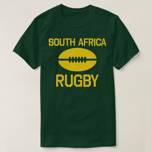 Zuid-Afrika Rugby Zuid-Afrikaanse Rugby T-shirt (Design voorkant)