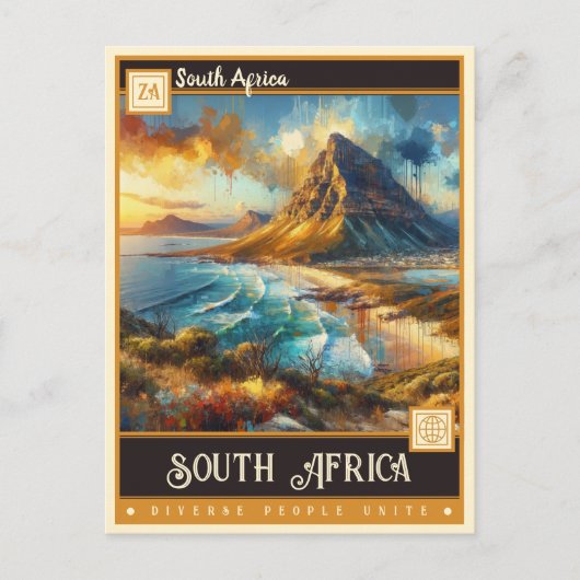 Zuid-Afrika | schilderij Briefkaart (Voorkant)