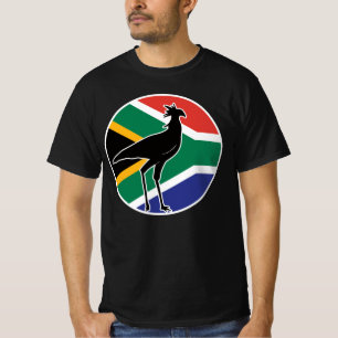 Zuid-Afrika Secretarybird Secretaris vogel Afrikaa T-shirt