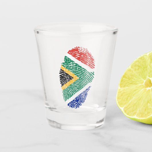 Zuid-Afrika Shot Glas (Voorkant)