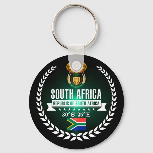 Zuid-Afrika Sleutelhanger (Voorkant)