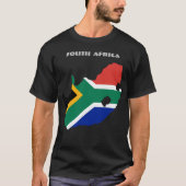 ZUID-AFRIKA Speciale  Zwarte Toerist T-shirt (Voorkant)
