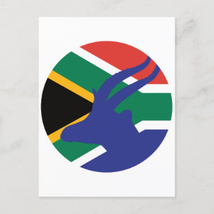 Zuid-Afrika Springbok Antelope Zuid-Afrikaans Briefkaart