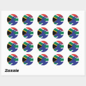 Zuid-Afrika Springbok Antelope Zuid-Afrikaans Ronde Sticker (Vel)
