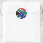 Zuid-Afrika Springbok Antelope Zuid-Afrikaans Ronde Sticker (Tas)
