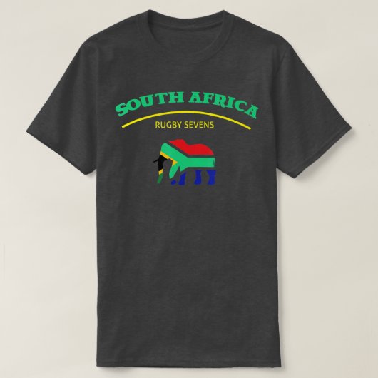 Zuid-Afrika Springbok Rugby 2018 T-shirt (Design voorkant)