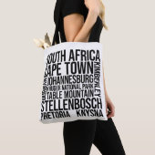 Zuid-Afrika Steden Woordkunst - Cape Town Travel Tote Bag (Dichtbij)
