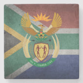 Zuid-Afrika Stenen Onderzetter (Voorkant)