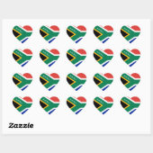 Zuid-Afrika Sticker, Patriottische Hart, Afrikaans Hart Sticker (Vel)