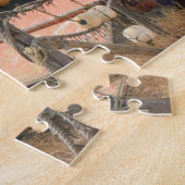 Zuid-Afrika Strandlooper Hut. Legpuzzel (Zijkant)