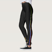 Zuid-Afrika strepen vlag Leggings (Links)