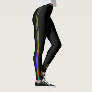 Zuid-Afrika strepen vlag Leggings