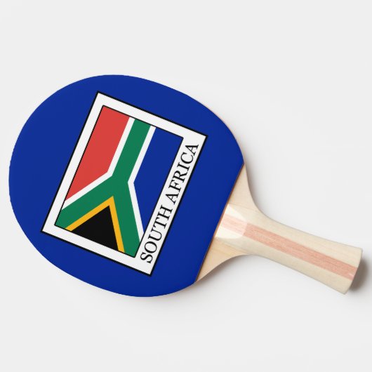 Zuid-Afrika Tafeltennisbatje (Zijkant)