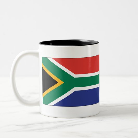 Zuid-Afrika Tweekleurige Koffiemok (Links)