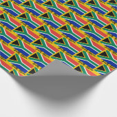 Zuid-Afrika — Verpakkingspapier, Afrikaanse vlagpa Cadeaupapier (Hoek)