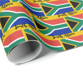 Zuid-Afrika — Verpakkingspapier, Afrikaanse vlagpa Cadeaupapier (Rol Hoek)