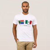 Zuid-Afrika versus Mexico Game Day T-shirt (Voorkant volledig)
