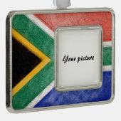 Zuid-Afrika Verzilverd Omlijst Ornament (Rechts)