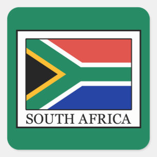 Zuid-Afrika Vierkante Sticker