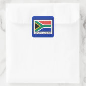 Zuid-Afrika Vierkante Sticker (Tas)