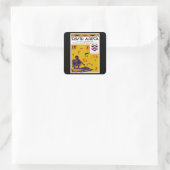 Zuid-Afrika Vierkante Sticker (Tas)